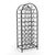 Ready to hold 39 wine bottles, this iron wine rack by Arthur Umanoff has a delightful curved top echoing the round shape...
