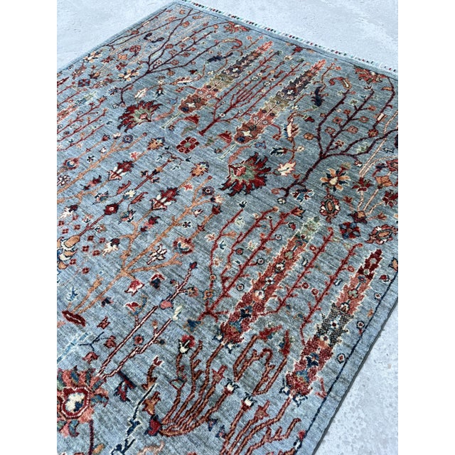 Contemporary Bidjar Tree of Life Hand-Knotted Wool Rug For Sale - Image 10 of 12