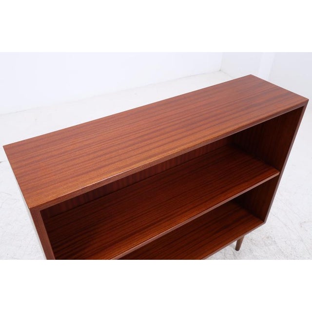 Mid-Century Mahogany 2-Shelves Bookcase For Sale - Image 6 of 12