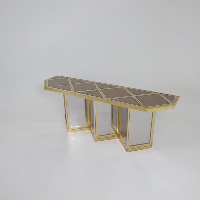 Sandro Petti 1970s Italian Modernist Long Console For Sale - Image 4 of 10