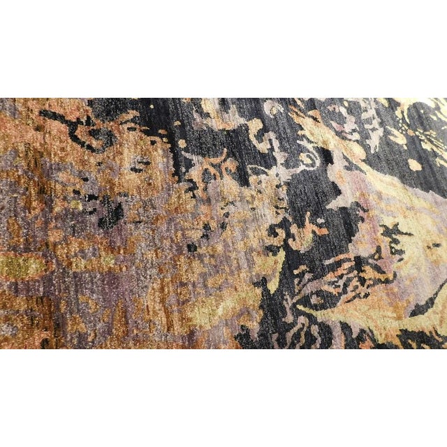 Hand-Knotted Modern Abstract Luxury Rug. 8'x 10' For Sale - Image 12 of 18