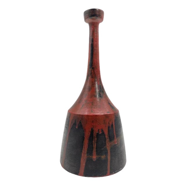 Fat Lava Studio Ceramik Vase by Gerhard Liebenthron, Germany, 1966 For Sale