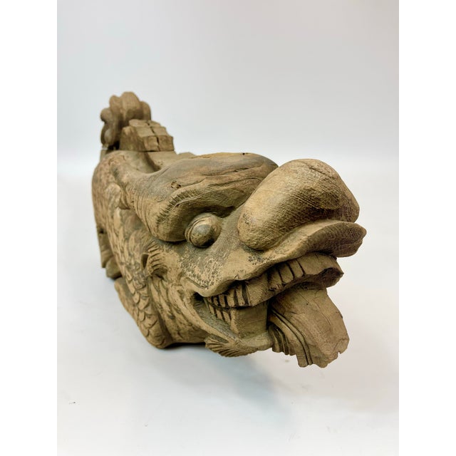 A beautiful and unique carving of a Chinese Qilin, a mythical creature that appears in Chinese mythology. This one may...