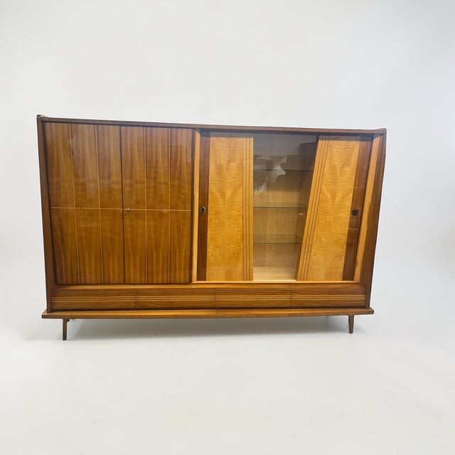 Mid-Century Modern Vintage Bar Cabinet, 1950s For Sale - Image 3 of 18