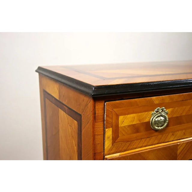 Cherrywood Trumeau Commode, Austria, 1780s For Sale - Image 17 of 18