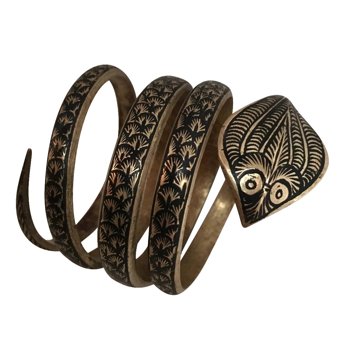 Antique Cobra Snake Brass Napkin Holder Chairish