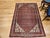 Vintage Persian Malayer Area Rug, Hand-Knotted Wool, Tribal Paisley Pattern, 4x7, Burgundy & Ivory For Sale - Image 12 of 12