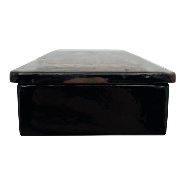 Vintage Russian Lacquer Box For Sale