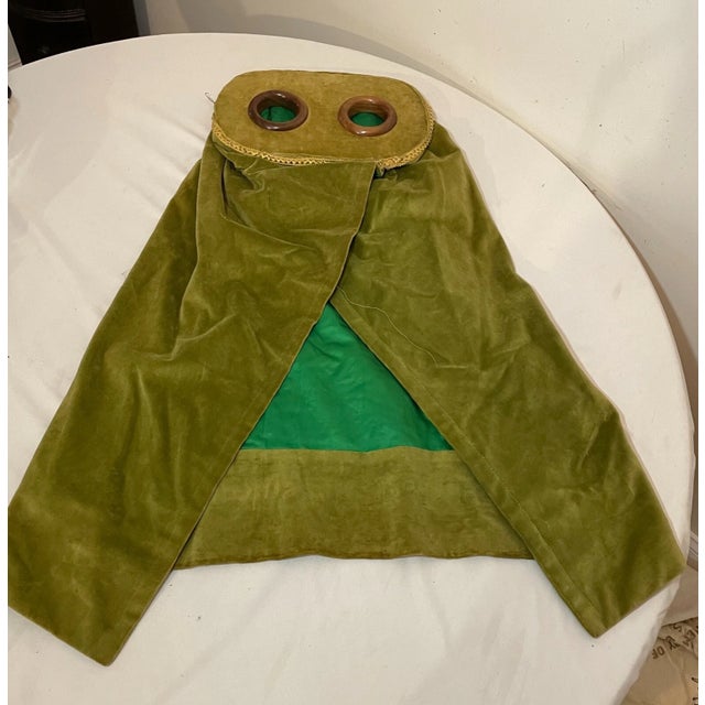 1910s Rare Antique Hand Embroidered Judaica Jewish Memorial Torah Mantel Scroll Cover For Sale - Image 5 of 11