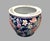 Mid-Century Chinese Porcelain Blue Floral Fishbowl Planter For Sale - Image 4 of 7