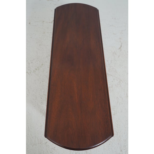 Kittinger Queen Anne Mahogany Drop Leaf Coffee Table For Sale - Image 10 of 15