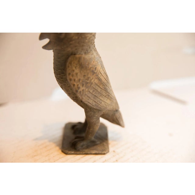 Vintage African Owl Sculpture For Sale In New York - Image 6 of 8