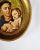 Holy Image of Saint Anthony Holding the Infant Jesus in a Gilded Frame, 1950s For Sale - Image 6 of 11