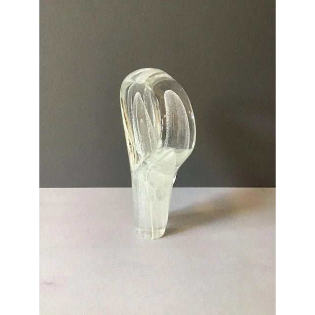 1970s Vintage Modern Glass Sculpture For Sale - Image 5 of 11