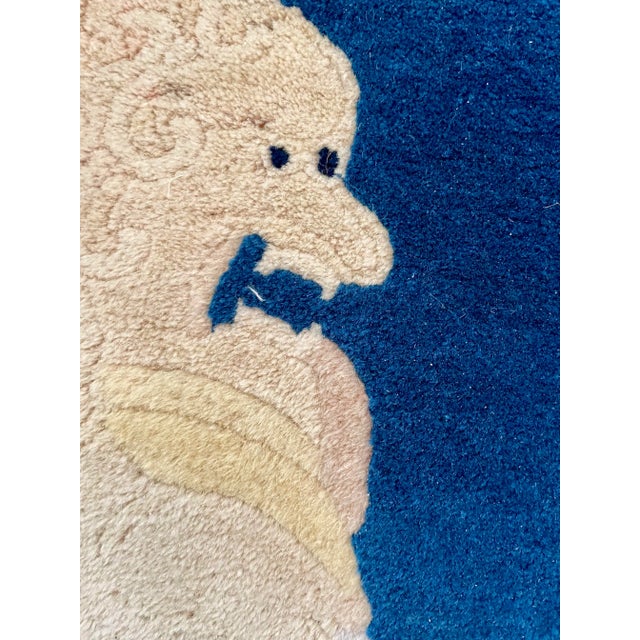 Textile Foo Dogs Carpet For Sale - Image 7 of 10