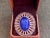 Bochic "Orient" Vintage Diamond, Blue Opal & Tanzanite Ring Set 18K Gold & Silver For Sale - Image 16 of 18
