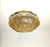 Gold Vintage Amber Glass Ceiling Lights, Set of 2 For Sale - Image 8 of 11