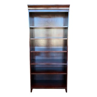 Sligh Furniture Bookcase 5 Shelves 82" Tall For Sale