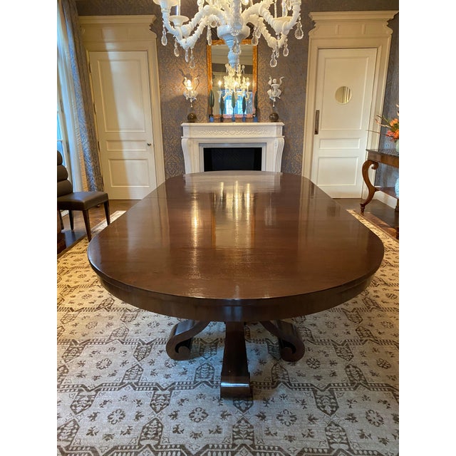 Custom Double Pedestal O'Kelly Extendable Dining Table ...