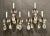 Traditional Late 19th Century Rock Crystal, Tole And Wrought Iron Wall Sconces - a Pair For Sale - Image 3 of 10
