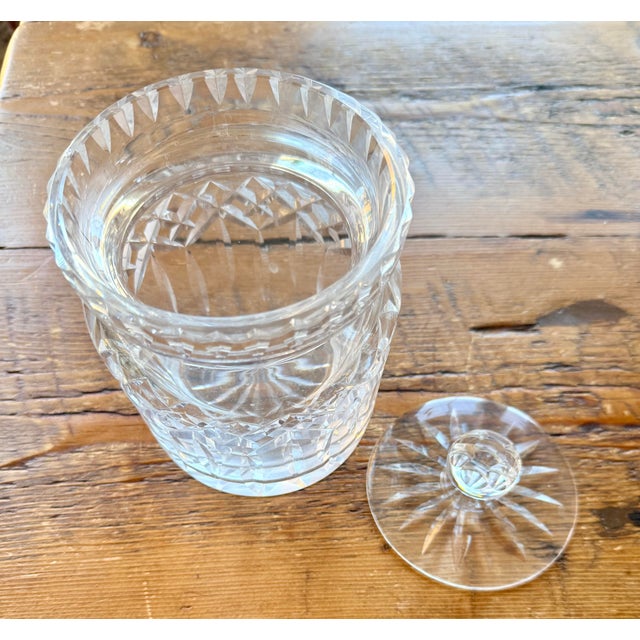 Waterford Late 20th Century Waterford Lismore Crystal Biscuit/Cookie/Candy Jar For Sale - Image 4 of 6