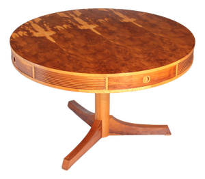 Mid-Century Drum Yew Dining Table by Robert Heritage for Archie Shine, 1950s