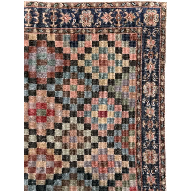 Mid-Century Modern Galerie Shabab Collection Mid-20th Century Turkish Anatolian Wide Gallery Runner For Sale - Image 3 of 10