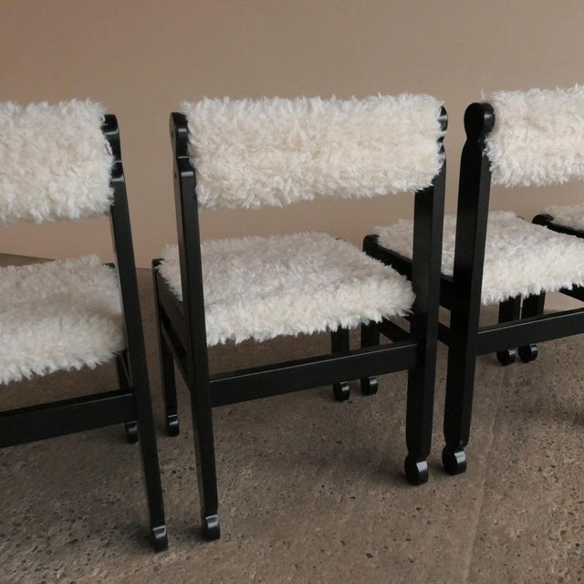Fluffy Dining Chairs, 1980s, Set of 6 For Sale - Image 14 of 17