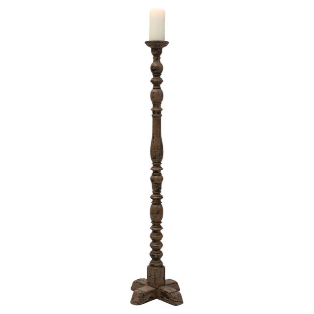 19th Century French Wooden Candlestick For Sale - Image 15 of 18