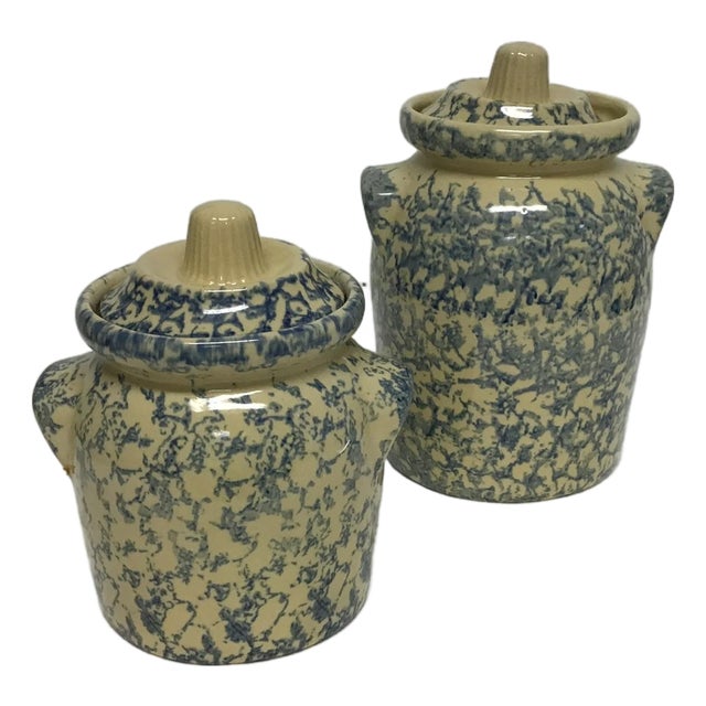 Sponge Ware Pottery Pieces For Sale