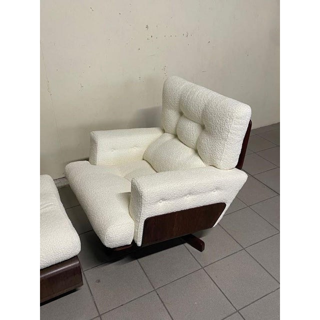 Model 401 Armchair with Footrest by Menilio Taro for Cinova, 1964 For Sale - Image 14 of 18