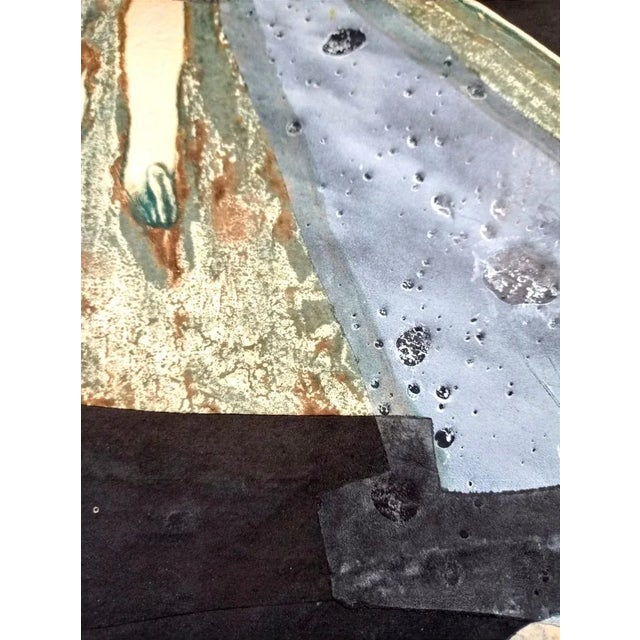 Lionel Perrotte, Abstract Composition, Original Carborundum Etching, 1980s For Sale - Image 4 of 8