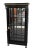 Wood Antique Biedermeier 19th C Black Lacquer Display Cabinet For Sale - Image 7 of 7