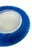 Blue Vintage 80s Mexican Glass Bread Plates - Set of 6 Colorful Textured Rim 5.25" Small Appetizer Side Dishes - Fused Glass For Sale - Image 8 of 18