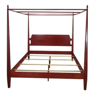 Ethan Allen King Canopy Poster Bed For Sale