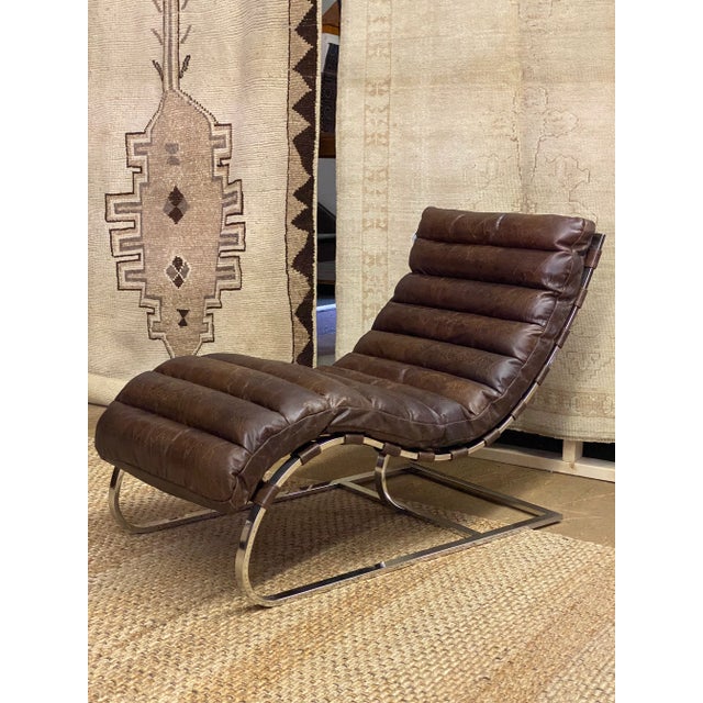 Timothy Oulton Oviedo Modern Leather Chair For Sale - Image 12 of 13