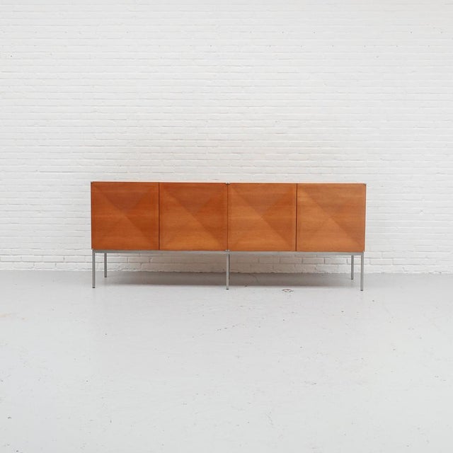 Mid-Century Modern Behr 1307 Diamond Sideboard by Antoine Philippon & Jacqueline Lecoq , 1962 For Sale - Image 3 of 18