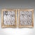 This is a large pair of antique wall mirrors. An English, giltwood dressing or valet mirror, dating to the Regency period,...