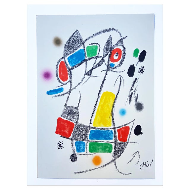Joan Miró, Maravillas con variaciones No.3, 1975, Lithograph For Sale