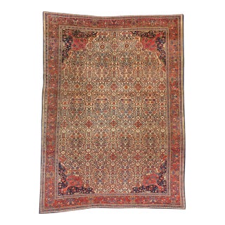 Late 19th Century Persian Farahan Rug, 08'08 X 11'04 For Sale