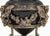 Gemstone Rare French Bloodstone Sterling Silver Cherub Mounted Inkwell, Circa 1920 For Sale - Image 7 of 11