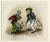 Antique 1828 satirical print when first i saw thee graceful move hand-colored this engaging and humorous hand-colored...