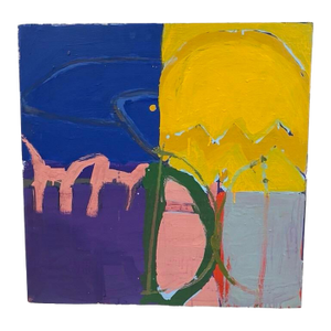 Abstract Mixed Media by Artist Jeffrey Jonczyk, 33.5” X 33.5” Square