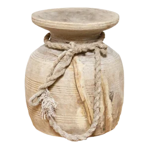 Wooden Rustic Vase-Devi