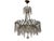 White Crystal Beaded Chandelier, 1960s For Sale - Image 6 of 7