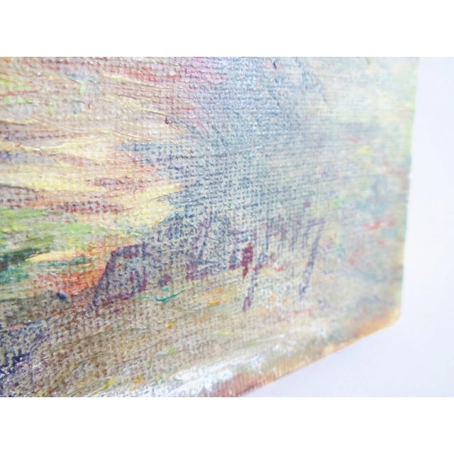 Late 19th Century Late 19th Century Antique Louis Jacques Dupuy French Landscape Oil Painting For Sale - Image 5 of 10