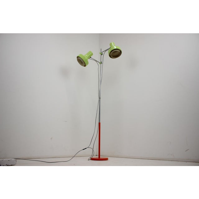 Mid-Century Floor Lamp attributed to Josef Hurka for Napako, Czechoslovakia, 1960s For Sale - Image 10 of 14