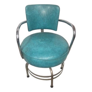 1950s Mid-Century Modern Retro Diner Stool For Sale