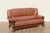 1970s 1970s Sculptural Brown Leather Sofa With Solid Wood Frame, Modernist Postmodern Lounge Couch Design For Sale - Image 5 of 18