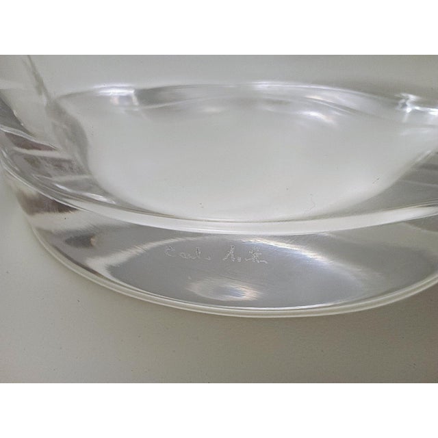 Transparent Murano Glass Vase by Carlo Moretti, Italy, 1990s For Sale - Image 9 of 10